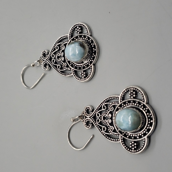 Larimar Earrings - Picture 7 of 9